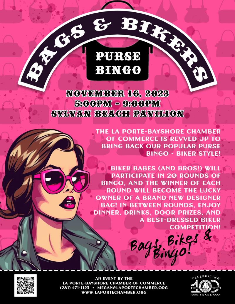 SOLD OUT! Purse Bingo: "Bags & Bikers"